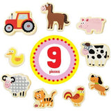 Chunky Barnyard Helpers Puzzle Board