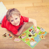 Chunky Barnyard Helpers Puzzle Board