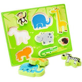 Chunky Exotic Safari Puzzle Board