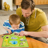 Chunky Exotic Safari Puzzle Board