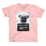 AFONiE Pug Jail Life Kids T-Shirts