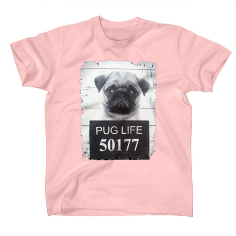 AFONiE Pug Jail Life Kids T-Shirts