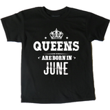 AFONiE Queens Are Born In Kids T-Shirt