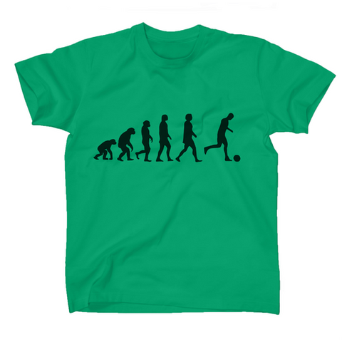 AFONiE Human Evolution Soccer Kids T-Shirt