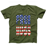 AFONiE USA Flag Free Hugs Kids T-Shirt