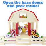 Busy Barnyard Farm Animals Playset