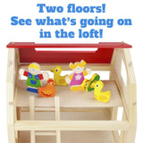 Busy Barnyard Farm Animals Playset